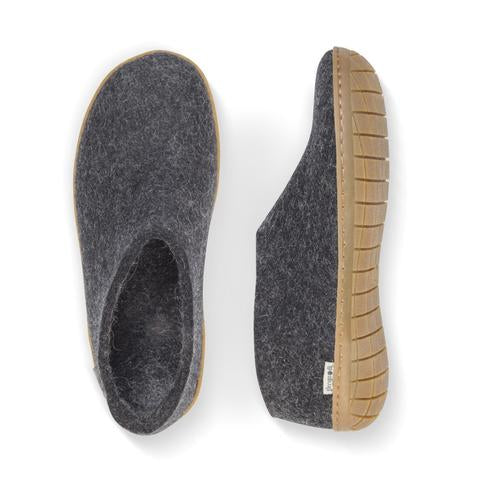 Glerups - Shoe Charcoal (rubber sole) – shopcardinoshoes.com display picture 3