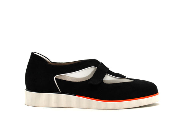 Beautifeel Libra Black Suede White Multi shopcardinoshoes