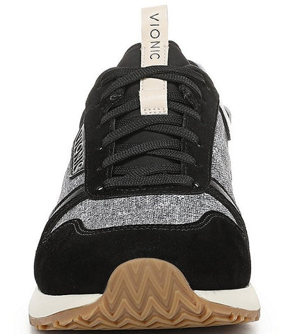 Vionic Monarch Sneaker Black/Ivory