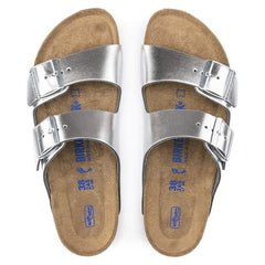 Birkenstock Arizona SFB Metallic Silver