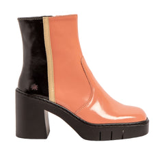 Art 1974 Boot Patent Flamingo/Black Combo