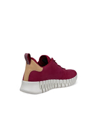 Ecco 218203 Gruuv Nubuck Sneaker Red Plum