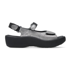 Wolky Jewel Amalia Grey Metallic
