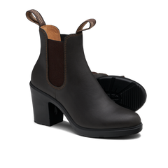 Blundstone Women's Series 2366 High Heel Stout Brown