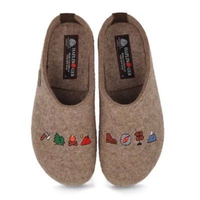 Haflinger Hiking Slipper/Clog Earth