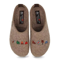 Haflinger Hiking Slipper/Clog Earth