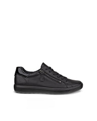 Ecco 490553 Soft 7 Sneaker w/Zipper Black