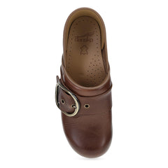 Dansko Pearson Clog Brown Waxy Milled