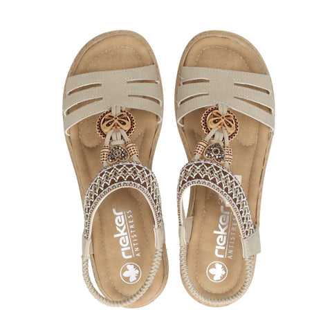 Rieker 61855-62 Taupe