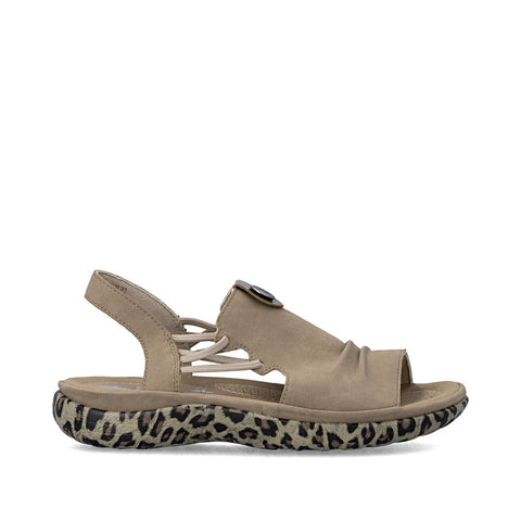 Rieker 64871-20 Brown/Leopard