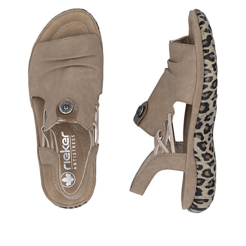 Rieker 64871-20 Brown/Leopard