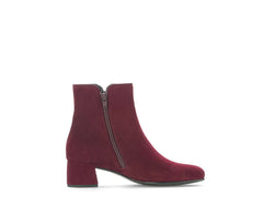 Gabor 75.680.15 Elegant Ankle Bootie Suede Bordo