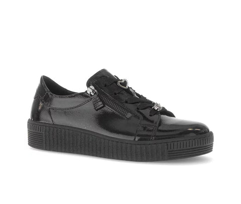 Gabor 73.339.95 Sneaker Patent Leather Black