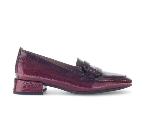 Gabor 75.261.95 Dressy Loafer Patent Bordo Metallic