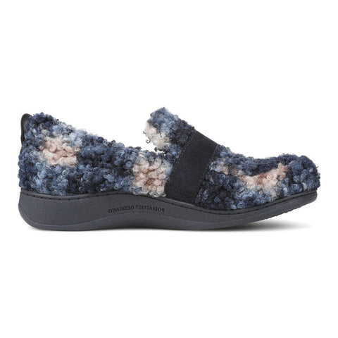 Vionic Inglewood Slipper Navy Multi