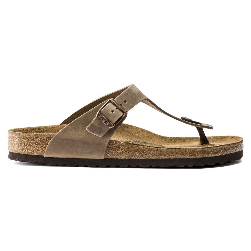 Birkenstock Gizeh Leather Tabacco Brown – - Main Image