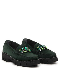 Di Chenzo 8849 - Green Suede