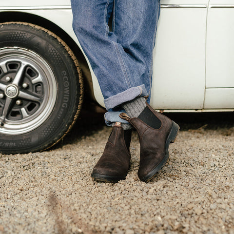 Blundstone - 2610 Original Dk Brown Waxed Suede