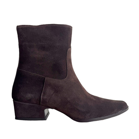 Bueno Celeste Bootie Brown Suede