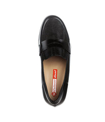 PieSanto 225467 Block Heel Loafer Black