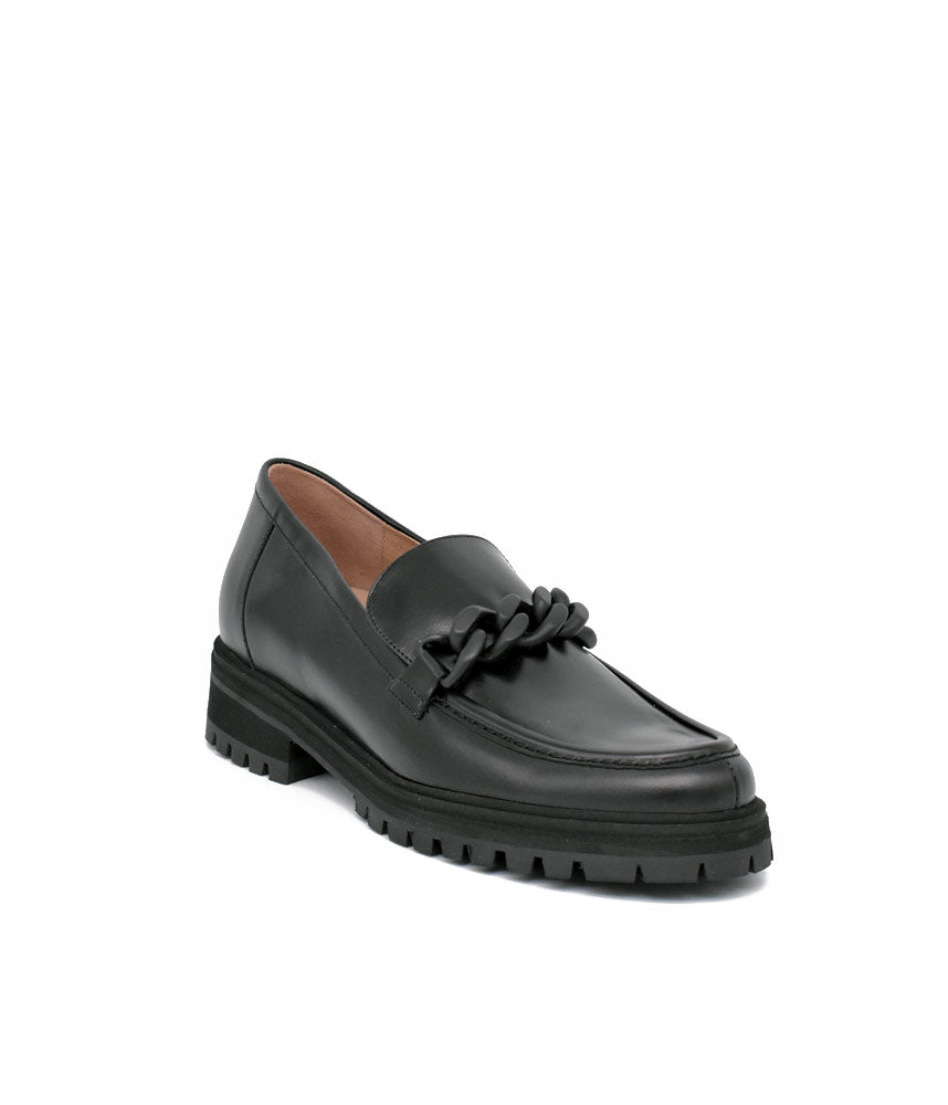 PieSanto 225630 Oxford Loafer Black