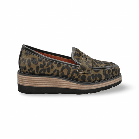 Tamara London Paella Khaki Leopard Print