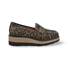 Tamara London Paella Khaki Leopard Print