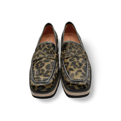Tamara London Paella Khaki Leopard Print