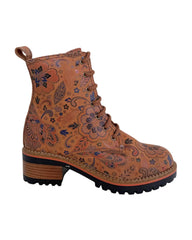 Tyche Fawn Tan Nubuck Print
