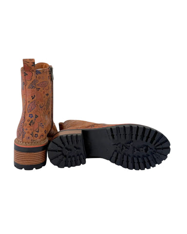 Tyche Fawn Tan Nubuck Print