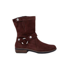 Naot Marin Bootie Cabernet Suede