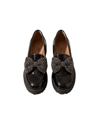 MLV Rachel 107 Black Patent Loafer w/Bow