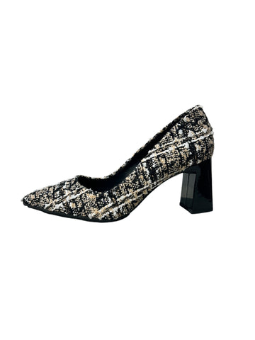 Lodi Milian Tweed Black Pump