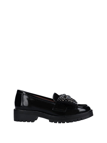 MLV Rachel 107 Black Patent Loafer w/Bow