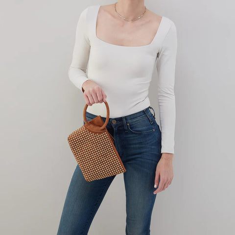 Hobo Maggie Clutch - Caramel Suede