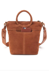 Hobo Maggie Crossbody - Caramel Suede