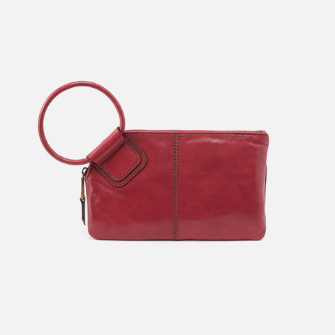 Hobo Sable - Polished Leather Cranberry