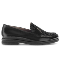 Gabor 72.042.27 Loafer Black Patent/Suede Print