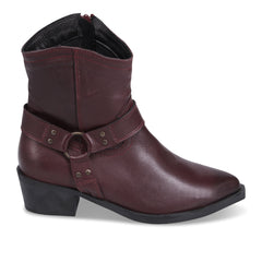Bueno Frida Bootie Merlot