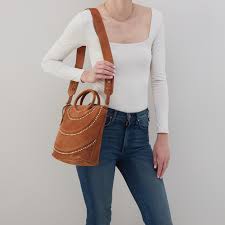 Hobo Maggie Crossbody - Caramel Suede