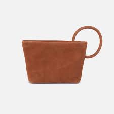 Hobo Maggie Clutch - Caramel Suede