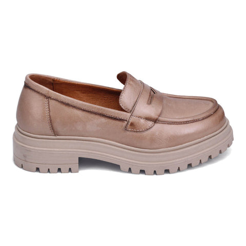 Miz Mooz Legend Loafer Beige Antique