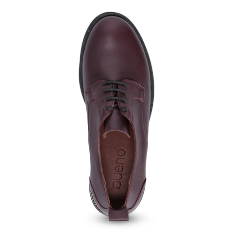 Bueno Miles Lace Up Loafer Merlot