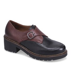 Bueno Nolan Loafer Black/Merlot