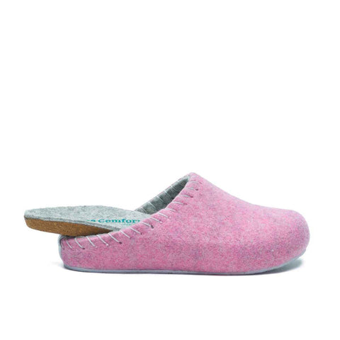 Comfortfusse Pine Slipper Pink/Grey