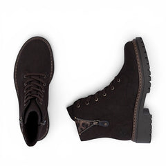 Rieker 72617-25 Bootie Dark Brown