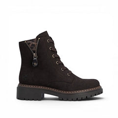 Rieker 72617-25 Bootie Dark Brown
