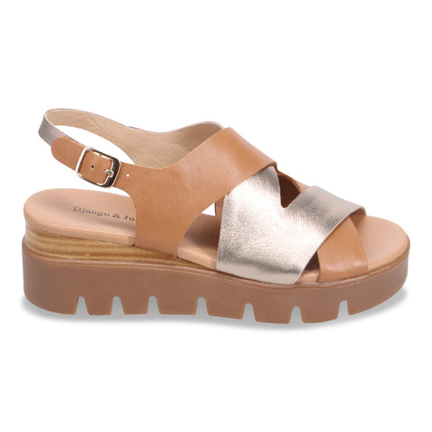 Django & Juliette Riku Dk Tan/Champagne