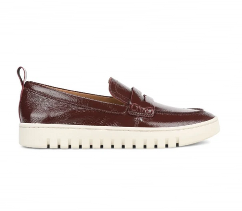 Vionic Uptown Loafer Wine Patent