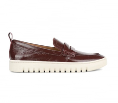 Vionic Uptown Loafer Wine Patent